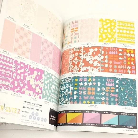 3/$15 Paper Crafting Moda Piece Fabric Catalog - Picture 14 of 16